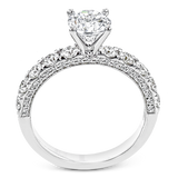 Engagement Ring in 18k Gold with Diamonds
