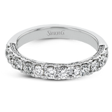 Engagement Ring in 18k Gold with Diamonds