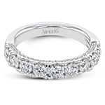 Engagement Ring in 18k Gold with Diamonds