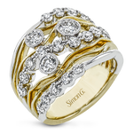 Right Hand Ring in 18k Gold with Diamonds