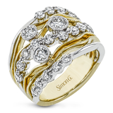 Right Hand Ring in 18k Gold with Diamonds