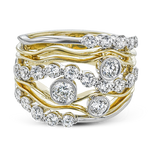 Right Hand Ring in 18k Gold with Diamonds