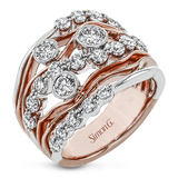 Right Hand Ring in 18k Gold with Diamonds