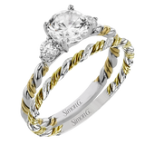 Wedding Set in 18k Gold with Diamonds