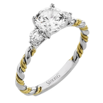 Wedding Set in 18k Gold with Diamonds
