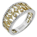 Right Hand Ring in 18k Gold with Diamonds
