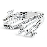 Right Hand Ring in 18k Gold with Diamonds
