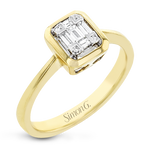 Right Hand Ring in 18k Gold with Diamonds