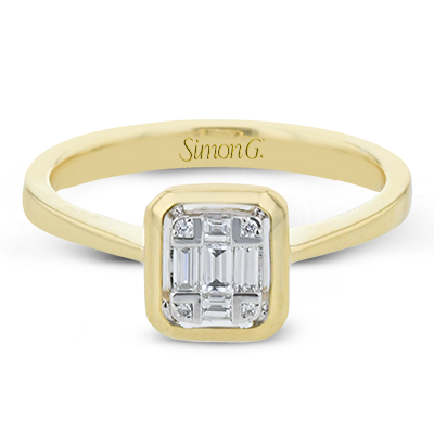 Right Hand Ring in 18k Gold with Diamonds