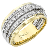 Right Hand Ring in 18k Gold with Diamonds