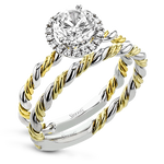 Wedding Set in 18k Gold with Diamonds