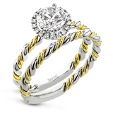 Wedding Set in 18k Gold with Diamonds