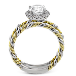 Wedding Set in 18k Gold with Diamonds