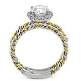 Wedding Set in 18k Gold with Diamonds