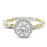 Wedding Set in 18k Gold with Diamonds