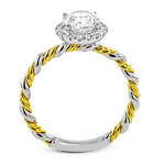 Wedding Set in 18k Gold with Diamonds