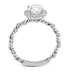 Wedding Set in 18k Gold with Diamonds