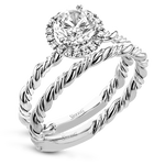 Wedding Set in 18k Gold with Diamonds