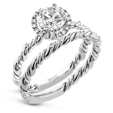 Wedding Set in 18k Gold with Diamonds