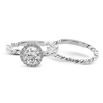 Wedding Set in 18k Gold with Diamonds
