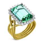Color Ring in 18k Gold with Diamonds