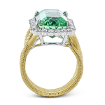 Color Ring in 18k Gold with Diamonds