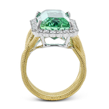 Color Ring in 18k Gold with Diamonds