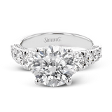 Engagement Ring in 18k Gold with Diamonds