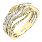 Right Hand Ring in 18k Gold with Diamonds