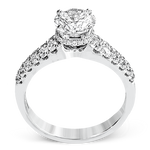 Engagement Ring in 18k Gold with Diamonds