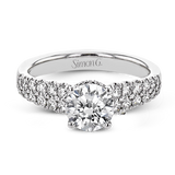 Engagement Ring in 18k Gold with Diamonds