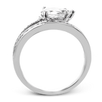 Engagement Ring in 18k Gold with Diamonds