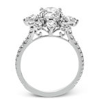 Engagement Ring in 18k Gold with Diamonds
