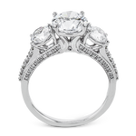 Engagement Ring in 18k Gold with Diamonds