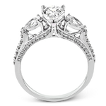 Engagement Ring in 18k Gold with Diamonds