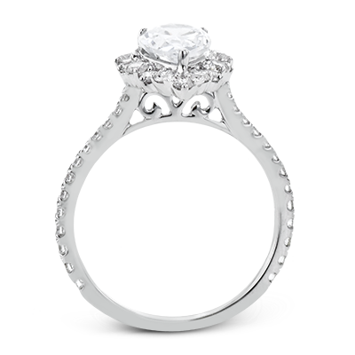 Engagement Ring in 18k Gold with Diamonds