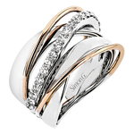 Right Hand Ring in 18k Gold with Diamonds