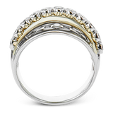Right Hand Ring in 18k Gold with Diamonds