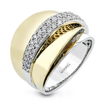 Right Hand Ring in 18k Gold with Diamonds