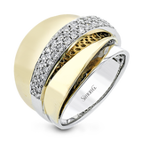Right Hand Ring in 18k Gold with Diamonds