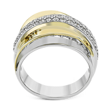 Right Hand Ring in 18k Gold with Diamonds