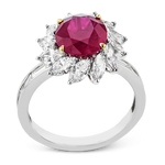 Color Ring in Platinum