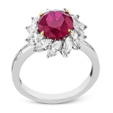 Color Ring in Platinum