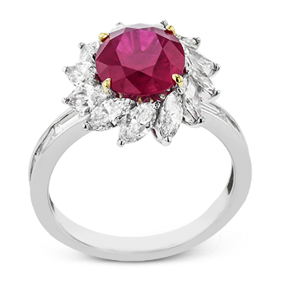 Color Ring in Platinum