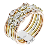 Right Hand Ring in 18k Gold with Diamonds