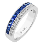 Color Ring in 18k Gold with Diamonds