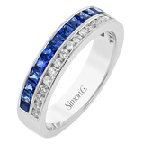 Color Ring in 18k Gold with Diamonds