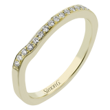 Engagement Ring in 18k Gold with Diamonds
