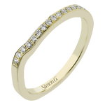 Engagement Ring in 18k Gold with Diamonds