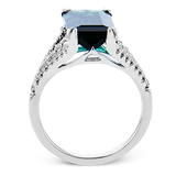 Color Ring in 18k Gold with Diamonds